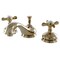 Kingston Brass KS1162BEX 8" Widespread Bathroom Faucet, Polished Brass KS1162BEX - alternate 1